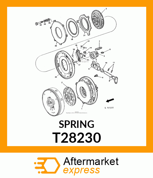 Torsion Spring - SPRING (Part is Obsolete) T28230