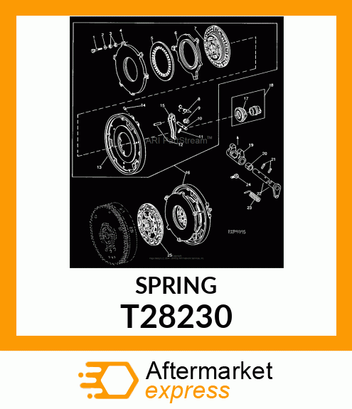 Torsion Spring - SPRING (Part is Obsolete) T28230