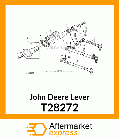 ARM,STEERING SHAFT T28272