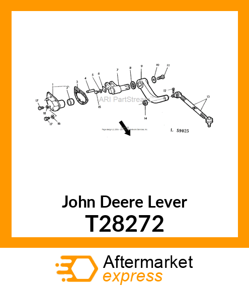 ARM,STEERING SHAFT T28272