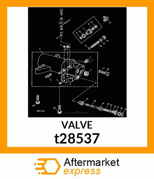 VALVE SPOOL T28537