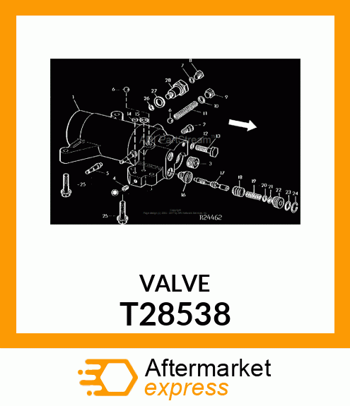 SEAT,ROCKSHAFT CONTROL VALVE T28538