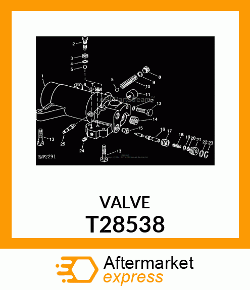 SEAT,ROCKSHAFT CONTROL VALVE T28538