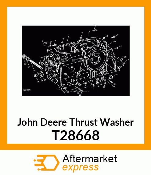 WASHER,THRUST T28668