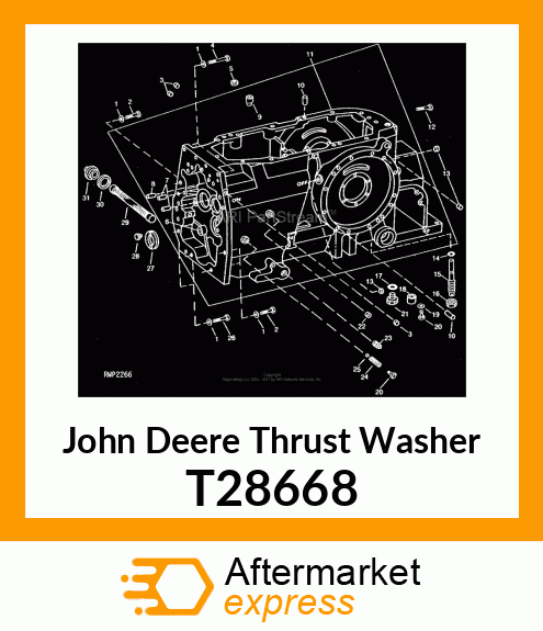 WASHER,THRUST T28668