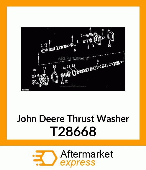 WASHER,THRUST T28668