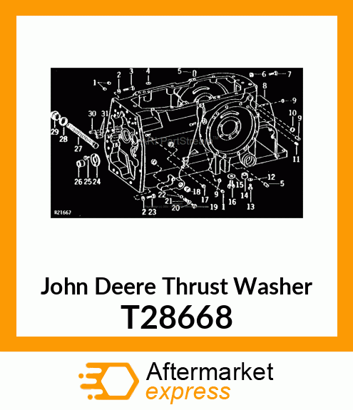 WASHER,THRUST T28668