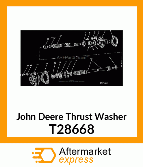 WASHER,THRUST T28668