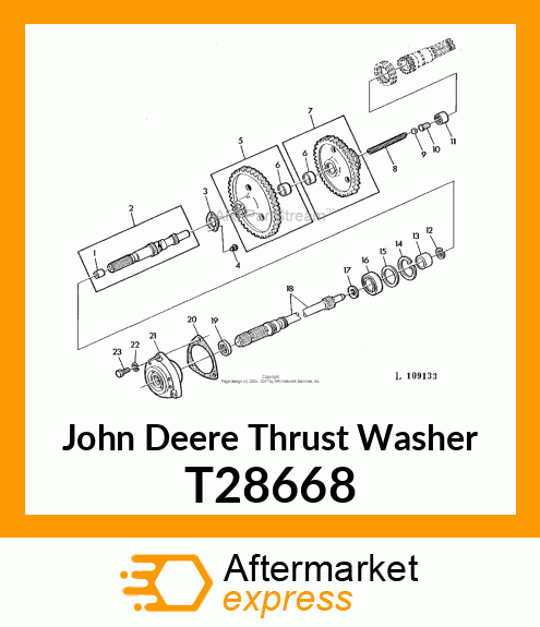 WASHER,THRUST T28668