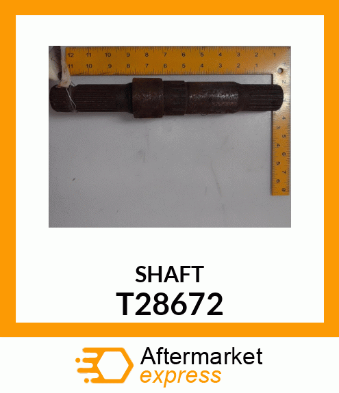 SHAFT,POWER,REAR,1000 RPM T28672