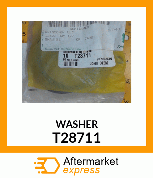 WASHER,THRUST T28711