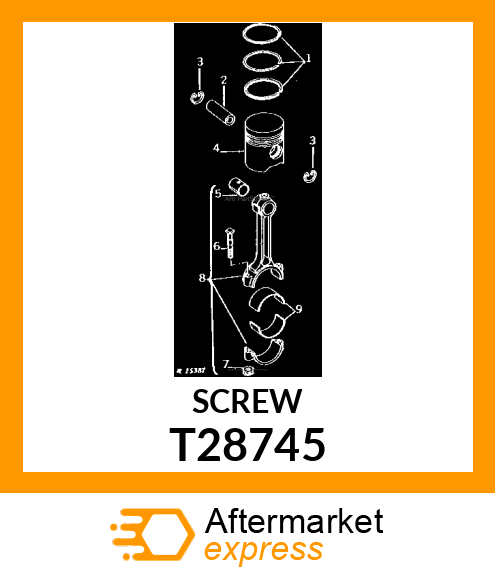 BOLT, CONNECTING ROD T28745