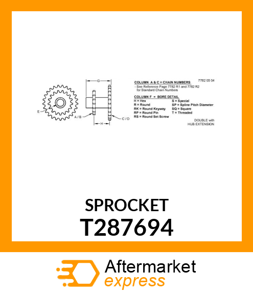 SPROCKET T287694