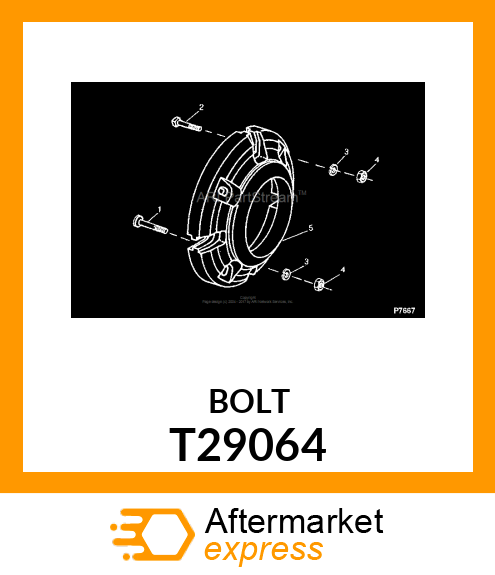 BOLT,SPECIAL SQUARE T29064