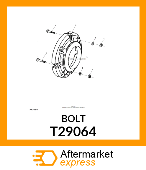 BOLT,SPECIAL SQUARE T29064