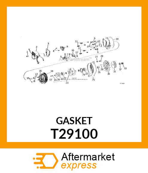 GASKET ,COVER T29100