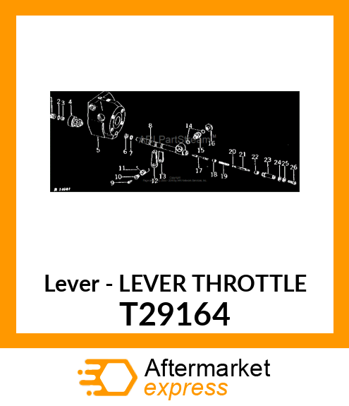 Lever - LEVER THROTTLE T29164