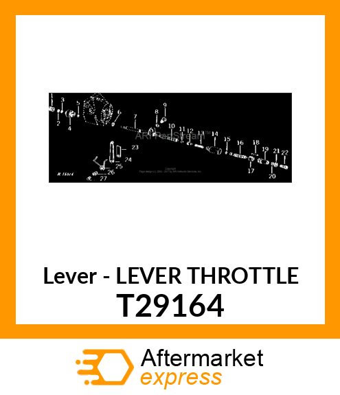 Lever - LEVER THROTTLE T29164