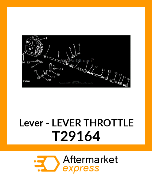 Lever - LEVER THROTTLE T29164