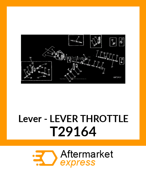 Lever - LEVER THROTTLE T29164