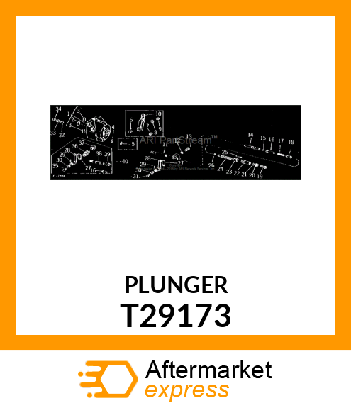 Plunger - PLUNGER,ROTER C T29173