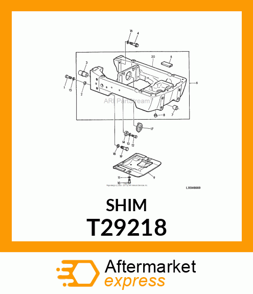 SHIM .020 STEEL T29218