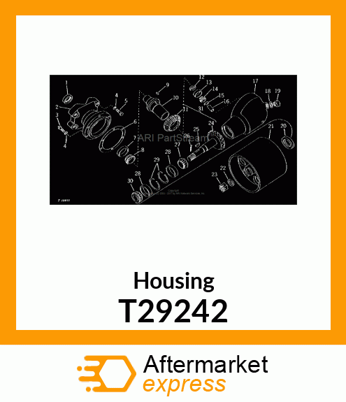 Case - CASE ,PULLEY GEAR T29242