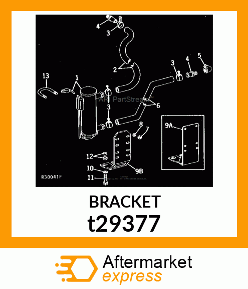 BRACKET, ENGINE COOLANT HEATER t29377