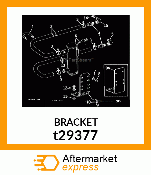 BRACKET, ENGINE COOLANT HEATER t29377