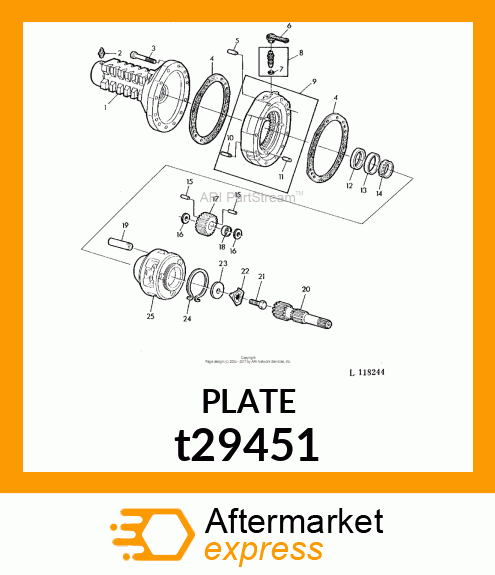 PLATE LOCK t29451