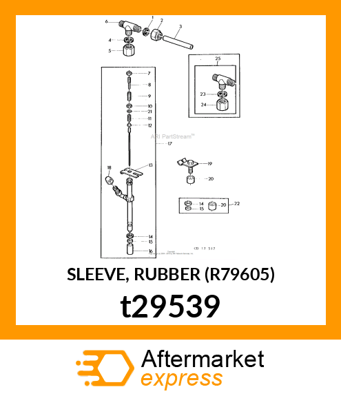 SLEEVE, RUBBER (R79605) t29539