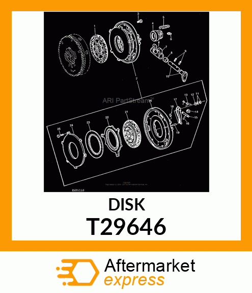 Clutch Plate - PLATE,PRESSURE T29646