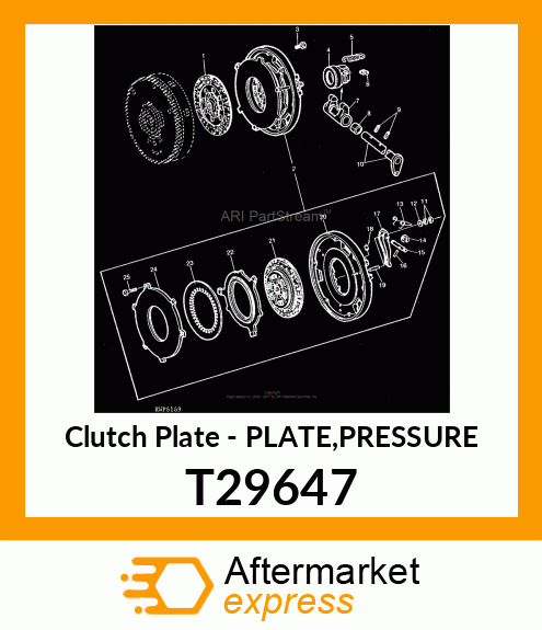 Clutch Plate - PLATE,PRESSURE T29647