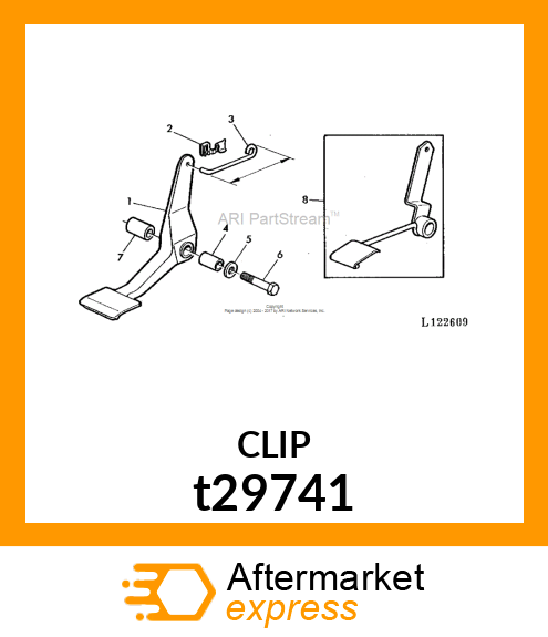 CLIP CLEVIS RIGHT t29741
