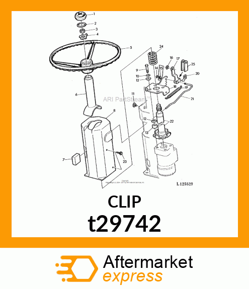 CLIP,CLEVIS,LEFT t29742