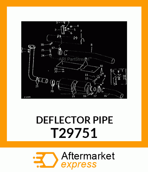 DEFLECTOR,EXHAUST T29751