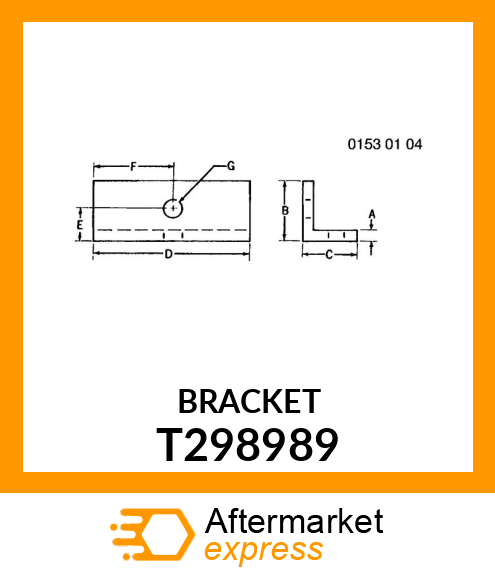 BRACKET T298989