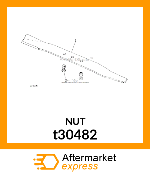 1/2 INCH ELASTIC STOP NUT t30482