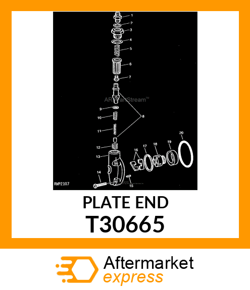 Plate - END PLATE T30665