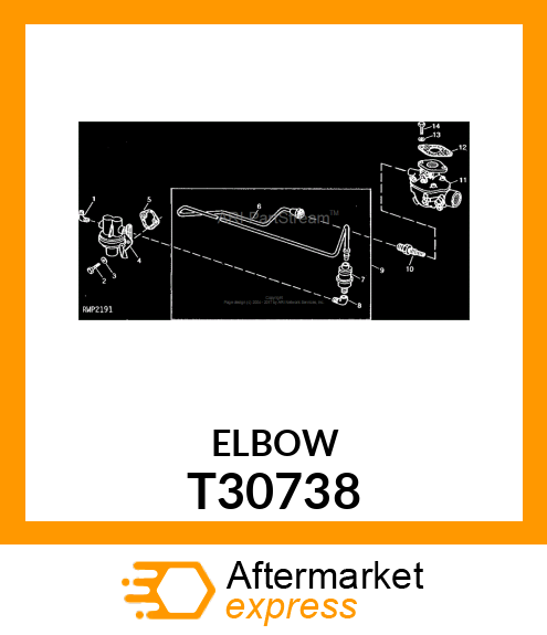 ELBOW,90 DEGREE T30738