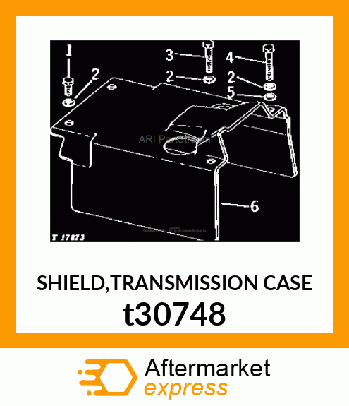 SHIELD,TRANSMISSION CASE t30748