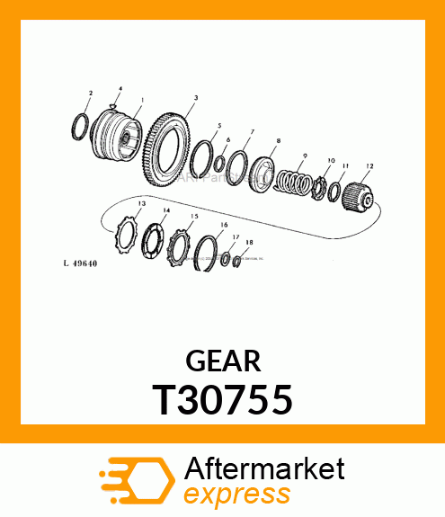 Gear T30755