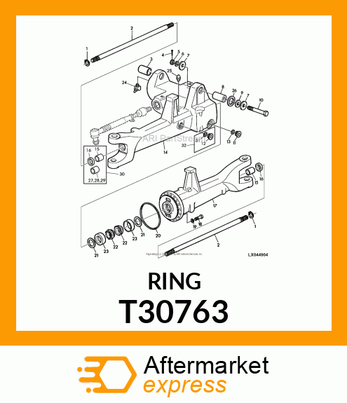 WASHER,THRUST T30763