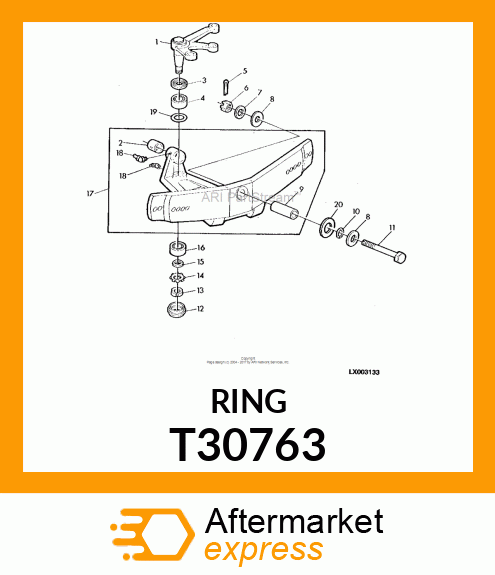 WASHER,THRUST T30763