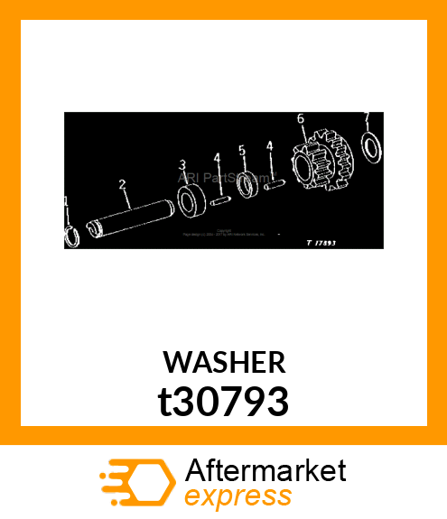 WASHER,THRUST t30793