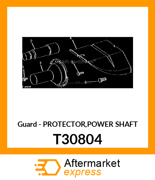 Guard - PROTECTOR,POWER SHAFT T30804