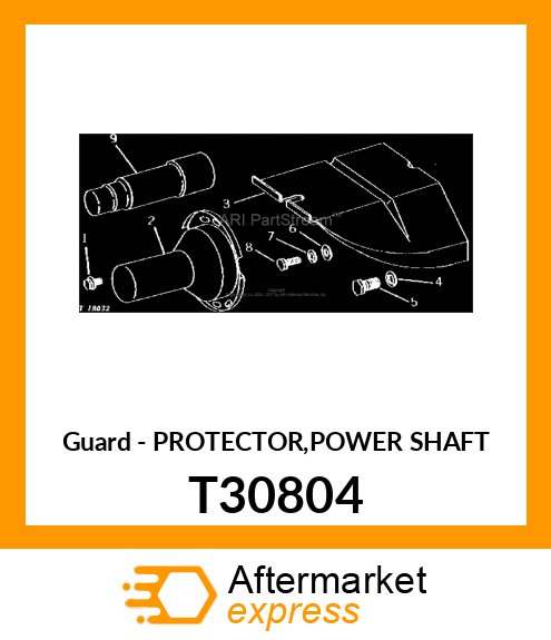 Guard - PROTECTOR,POWER SHAFT T30804