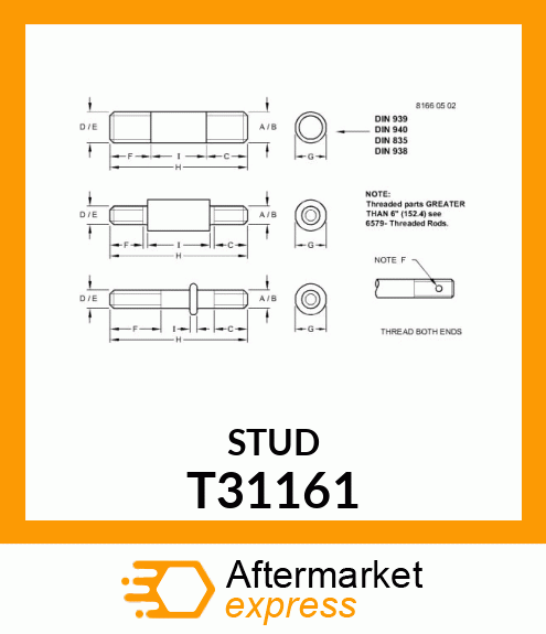 STUD, SPECIAL T31161