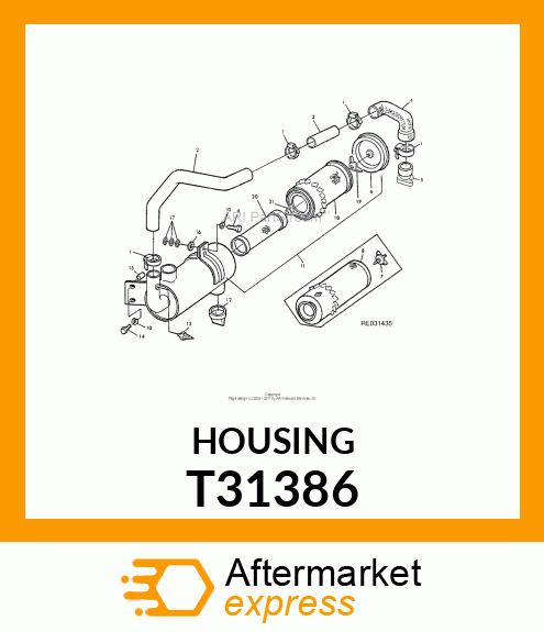 Air Intake - INLET,AIR T31386