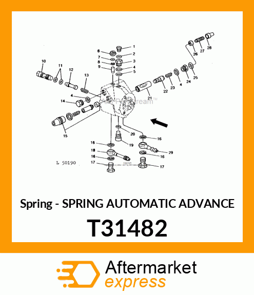 Spring - SPRING AUTOMATIC ADVANCE T31482